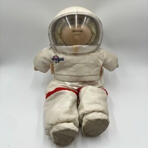 Vintage 1985 Cabbage Patch Kids Young Astronaut Doll w/Orig Space Suit & Helmet
